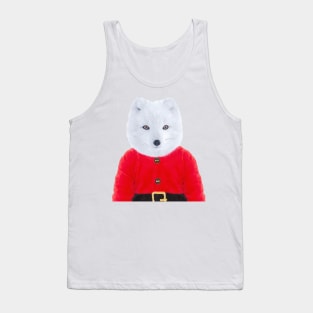 Christmas Snow Fox Tank Top